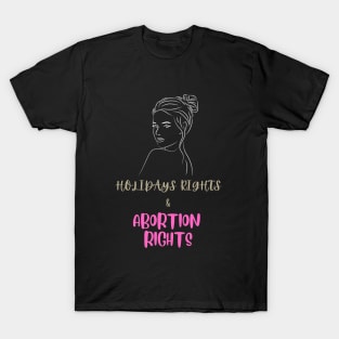 Holiday Lights And Abortion Rights T-Shirt